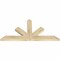 Ekena Millwork Saratoga Rough Sawn Timber Gable Bracket, Douglas Fir, 48"W x 24"H x 2"D x 4"F, 12/12 Pitch GBW048X24X0204SAR00RDF - alternate 4